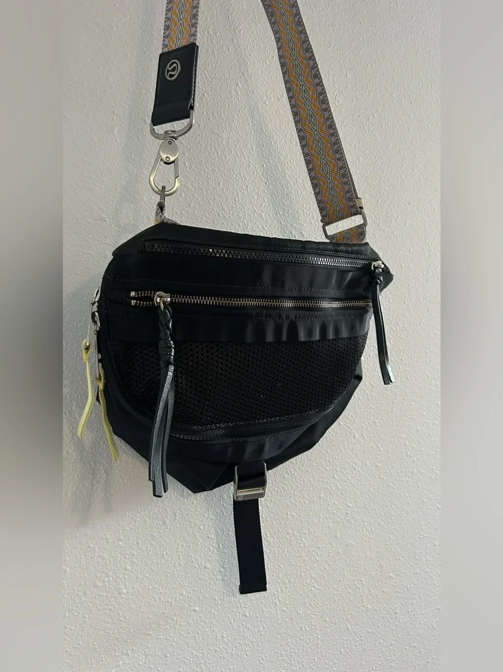 lululemon athletica Black Crossbody Belt Bag